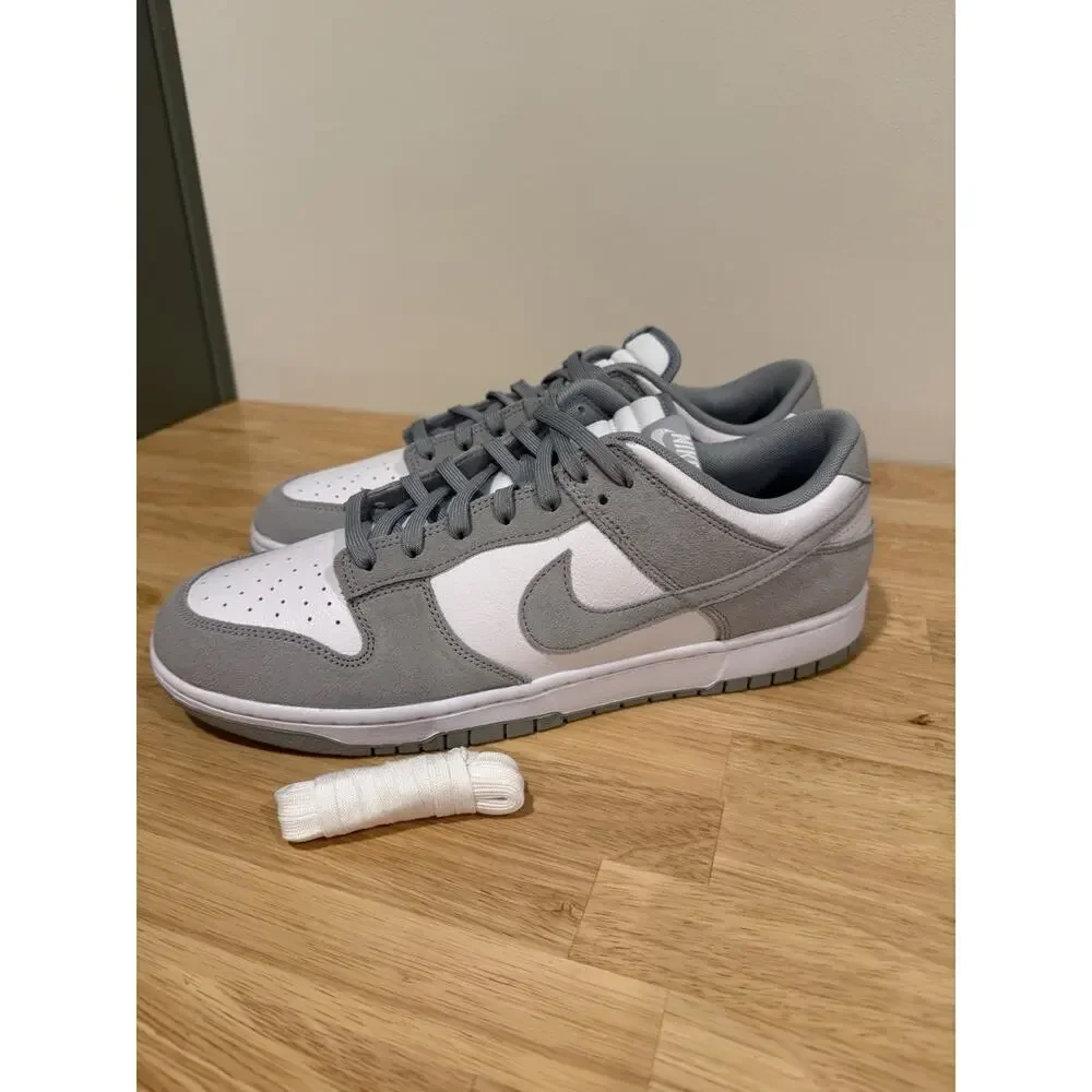 Nike Dunk Low SE Men’s 14 White Light Pumice Gray FQ8249-101 New No Box